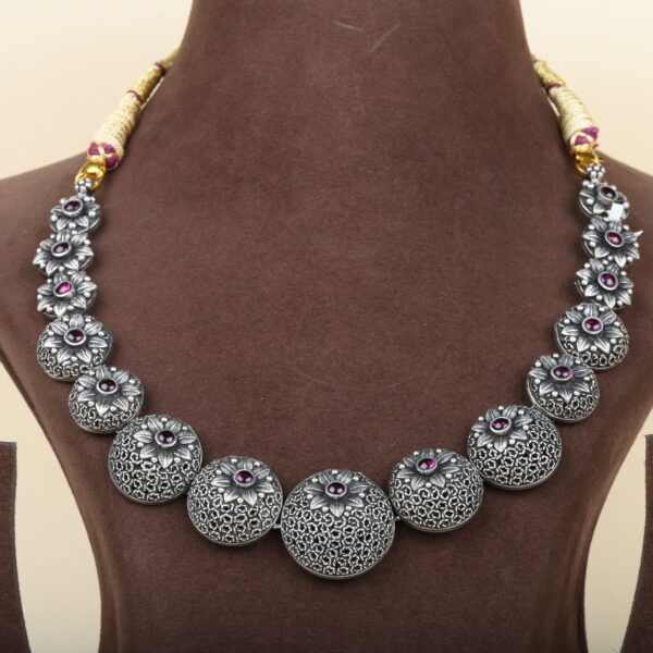 Silver Blossom Choker - Image 2