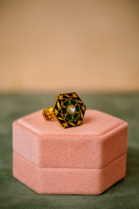 Emerald Hexa Ring