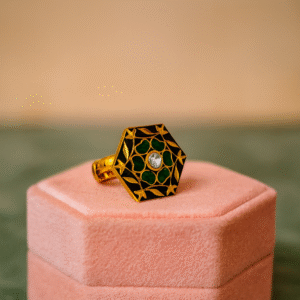 Emerald Hexa Ring