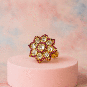 Ruby Blossom Ring