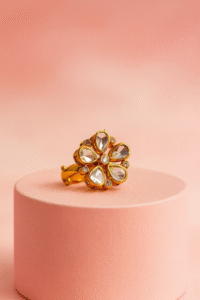 Floral Polki Ring