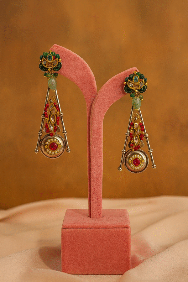 Royal Heritage Temple Earrings