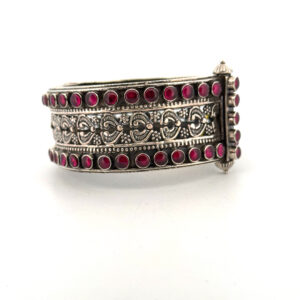Heritage Ruby Silver Kada