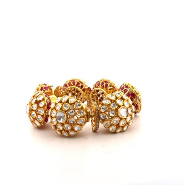 Royal Polki Dome Bangle - Image 3
