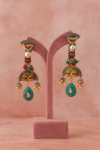 Peacock Charm Turquoise Earrings
