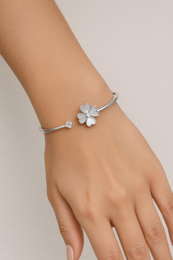 The Four-Leaf Aura Bangle