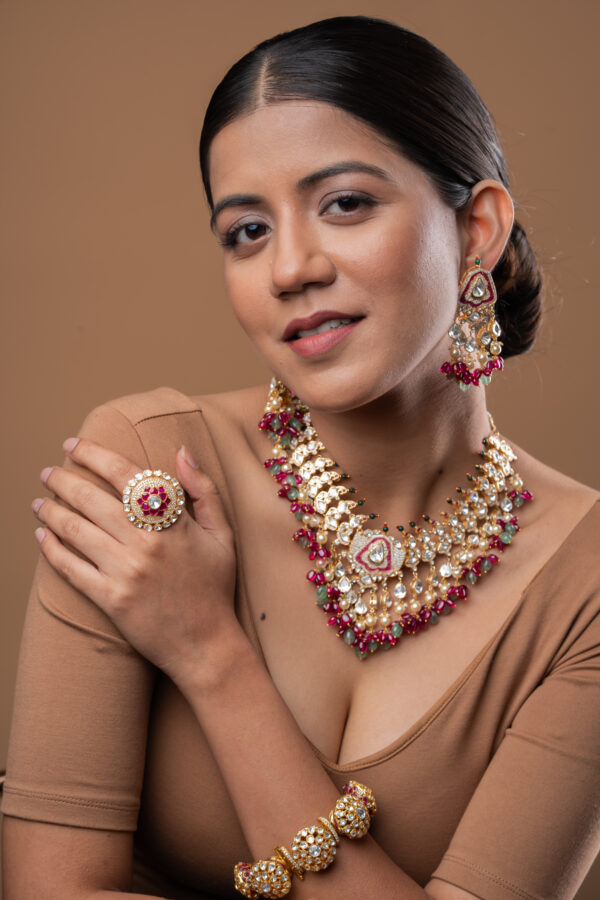 Mughal Radiance Polki Necklace
