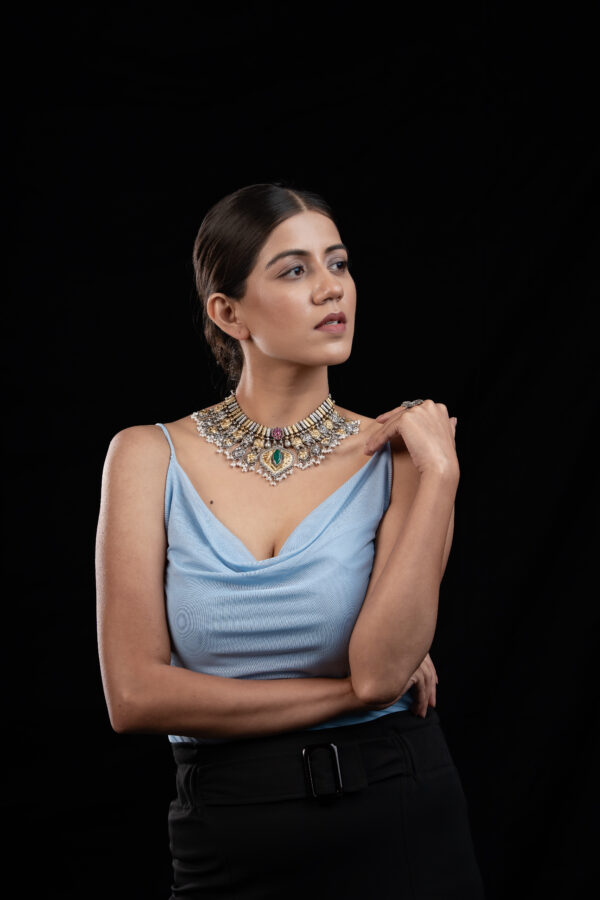 Regal Goddess Temple Necklace - Image 6
