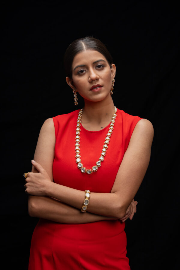 Timeless Polki Elegance Necklace - Image 3