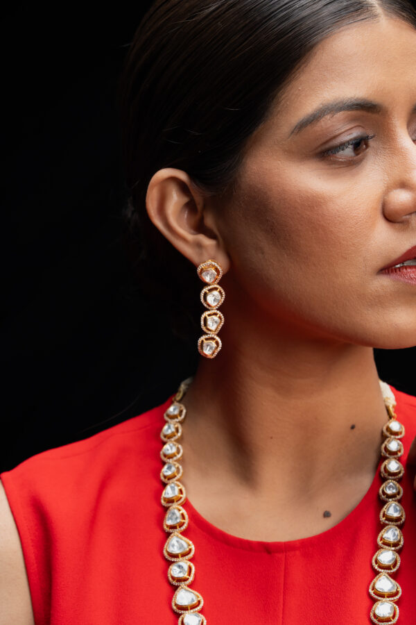 Timeless Polki Elegance Necklace - Image 6