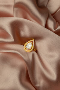 The Polki Teardrop Ring
