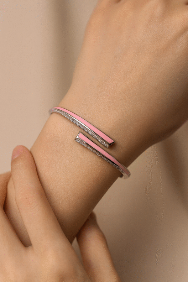 The Pink Edge Bangle