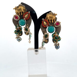 Divine Kamdhenu Heritage Earrings